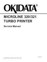 Preview for 2 page of OKIDATA MICROLINE 320 Service Manual