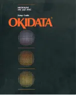 OKIDATA Microline 393 Setup Manual предпросмотр