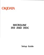 Предварительный просмотр 2 страницы OKIDATA Microline 393 Setup Manual