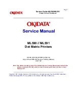 Предварительный просмотр 2 страницы OKIDATA MICROLINE ML590 Service Manual