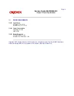 Preview for 12 page of OKIDATA MICROLINE ML590 Service Manual
