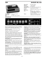 Preview for 1 page of OKIDATA ML-520 Quick Start Manual