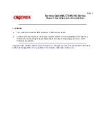 Предварительный просмотр 9 страницы OKIDATA ML172 Series Service Manual