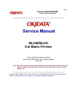 OKIDATA ML390 Turbo Service Manual preview