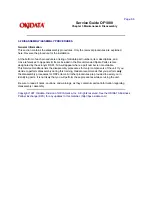 Предварительный просмотр 79 страницы OKIDATA OF1000 Service Manual