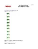 Предварительный просмотр 164 страницы OKIDATA OF1000 Service Manual