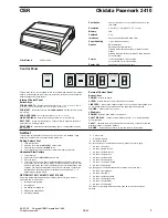 OKIDATA Pacemark 2410 Manual preview