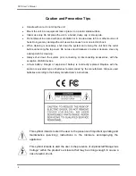 Preview for 3 page of Okina USA D08FF-04 User Manual