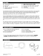 Preview for 2 page of Okina USA DNR Series Operational Manual