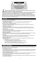 Preview for 2 page of Okina USA HD5FE-8012 User Manual