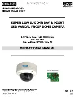 Okina USA SDNVD-F63AI-OSD Operational Manual предпросмотр