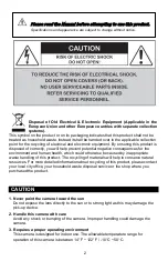 Предварительный просмотр 2 страницы Okina USA SDNX-868AI User Manual