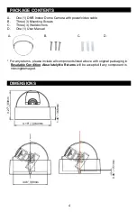 Предварительный просмотр 4 страницы Okina USA SDNX-868AI User Manual