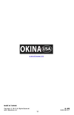 Предварительный просмотр 12 страницы Okina USA SDNX-868AI User Manual