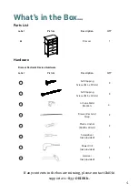 Предварительный просмотр 5 страницы OkiOki Coastal 5 Drawer Dresser Instructional Manual