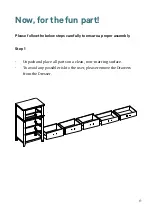 Предварительный просмотр 7 страницы OkiOki Coastal 5 Drawer Dresser Instructional Manual