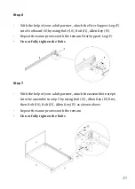 Предварительный просмотр 11 страницы OkiOki Mid-Century Bed Instructional Manual