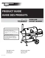 Preview for 1 page of oklahoma joes 15202037 Product Manual