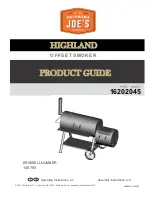 Preview for 1 page of oklahoma joes 16202045 Product Manual