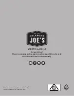 Preview for 40 page of oklahoma joes 20209106 Assembly Manual