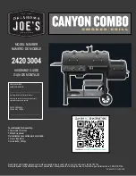 Preview for 1 page of oklahoma joes CANYON COMBO 24203004 Assembly Manual