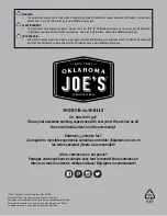 Preview for 56 page of oklahoma joes Rider 1200 Assembly Manual