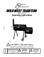 Preview for 1 page of oklahoma joes WILD WEST TRADITION 03203300 Assembly Instructions Manual