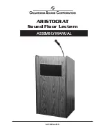 Preview for 1 page of Oklahoma Sound ARISTOCRAT 6010 Assembly Manual