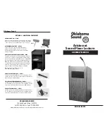 Oklahoma Sound Aristocrat Sound Floor Lectern Assembly Manual preview