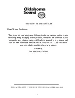 Preview for 2 page of Oklahoma Sound EduTouch EDTC Instruction Manual