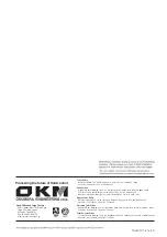 Preview for 20 page of OKM 5410 Series Handling Manual