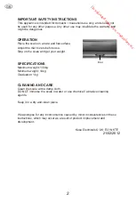 Preview for 2 page of Okoia MS130 Operating Instructions Manual