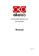 Okolab CO2-O2-UNIT-BL Manual предпросмотр