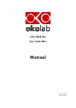 Предварительный просмотр 1 страницы Okolab CO2-UNIT-BL Manual