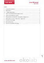 Предварительный просмотр 2 страницы Okolab H201-MINI User Manual