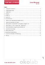 Preview for 2 page of Okolab H301-MCL-Z100/500 User Manual