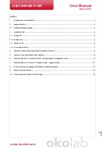 Preview for 2 page of Okolab H301-NIKON-TI-SR User Manual