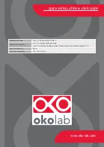 Предварительный просмотр 4 страницы Okolab UNO-T-H-PREMIXED Quick Installation User'S Manual