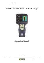 OKTANTA EM1401 Operation Manual предпросмотр