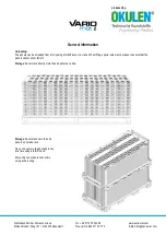 Preview for 1 page of OKULEN VARIO mat 2 General Information Manual