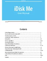 Preview for 1 page of Olala iDisk Me User Manual