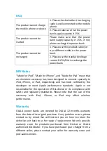 Preview for 8 page of Olala S70-i User Manual