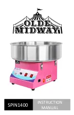 Предварительный просмотр 1 страницы OLDE MIDWAY SPIN1400 Instruction Manual