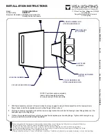 Preview for 2 page of Oldenbourg group Visa Lighting Serenity CB1934 Installation Instructions