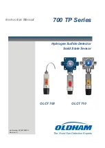 Preview for 1 page of Oldham 700 TP Series Instruction Manual