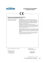 Предварительный просмотр 79 страницы Oldham BM 25A/AW User Manual