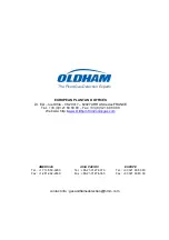 Preview for 80 page of Oldham BM 25A/AW User Manual