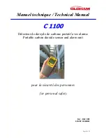 Предварительный просмотр 1 страницы Oldham c1100 User Manual