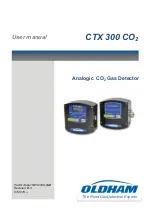 Oldham CTX 300 CO2 User Manual preview