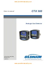 Oldham ctx 300 User Manual preview